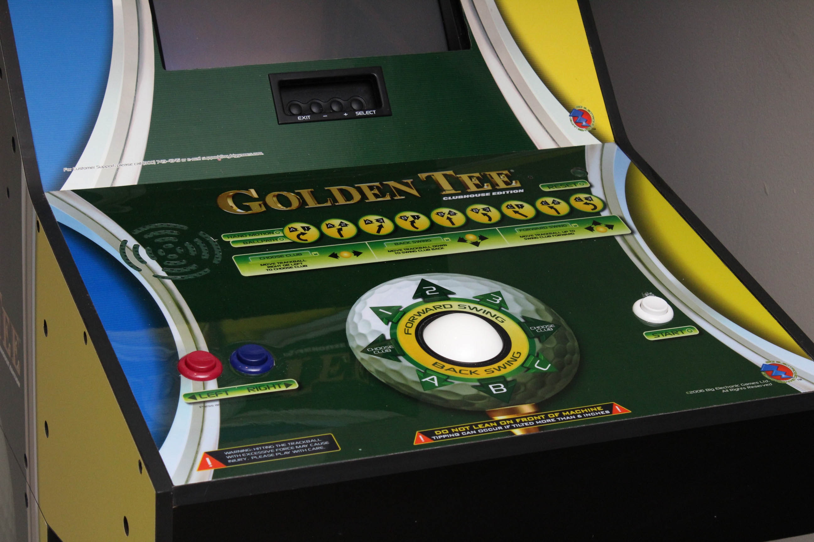 Golden Tee Clubhouse Edition Manual