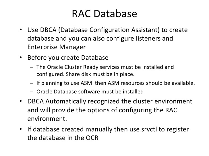 Clone a rac database using em